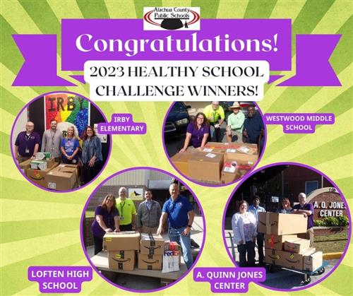 2023 Healthy School Challenge Winners